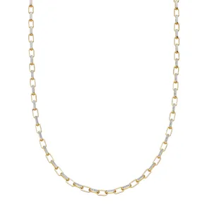 Cable Link Gold Chain Necklace