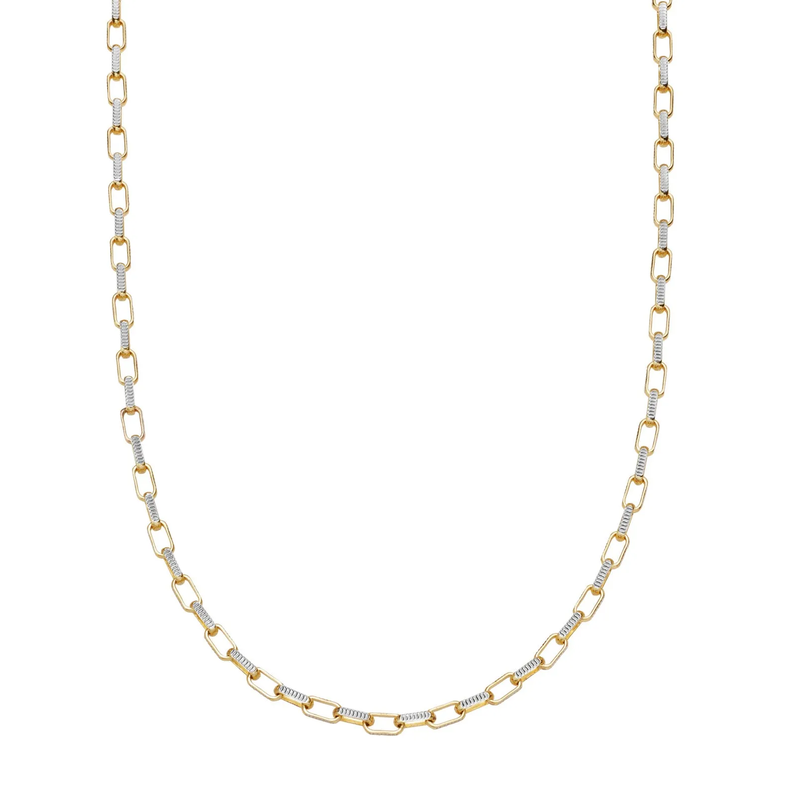 Cable Link Gold Chain Necklace